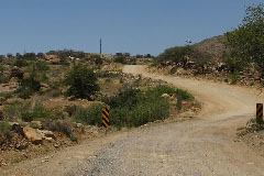 Road to Fort Bowie Parking Area